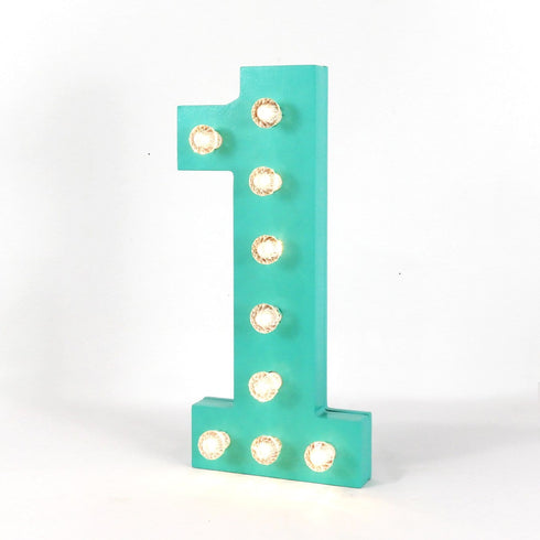 1 Number  - Marquee Light
